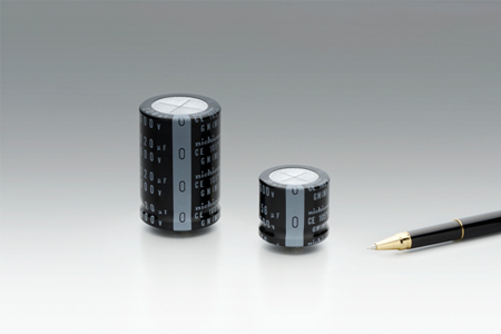 [Figure 2] LGN series snap-in terminal aluminum electrolytic capacitors